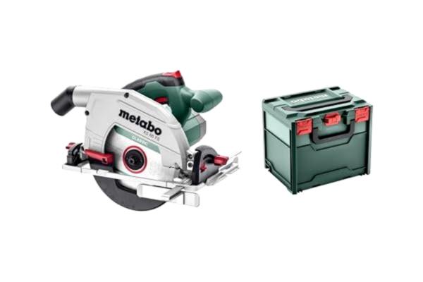 Metabo  handcirkelsåg KS 66 FS sågblad ø 190 mm, 1 500 W, med skärvisare, svängbar såg, 0–47°, styrplatta av aluminiumtryckgjutning, inkl. resväska 601066500