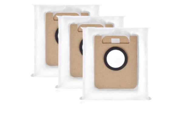 Dreame  3 liters dammuppsamlingspåsar × 3 liter kapacitet kompatibel med L10 Ultra, L10s Ultra, L20 Ultra, L10s Pro Ultra, L10s Pro Ultra, snabb tömning