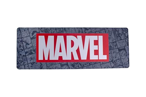 Paladone XXL Comics musmatta och tangentbord - Marvel-logotyp - officiell licens - öka din komfort på din dator - 79 cm x 30 cm