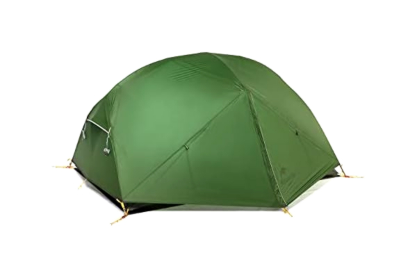 NatureHike Naturehike Mongar 2 Person Tent Backpacking Tent 3 Season Free-Standing Lightweight Hiking Tent for Outdoor Cycling Camping (210T Forest Green)