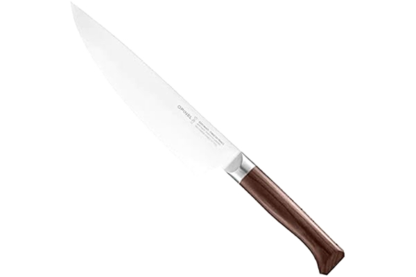 Opinel  - Les Forgés 1890 - Couteau Chef Petit en Acier Forgé, Lame 17 cm - Manche Ergonomique en Bois de Hêtre - Couteau de Cuisine - Fabriqué en France