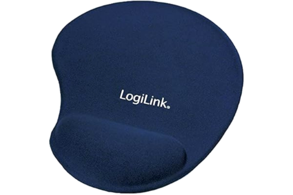 LogiLink  ID-0027B Musmatta med Gelhandledsstöd, Blå