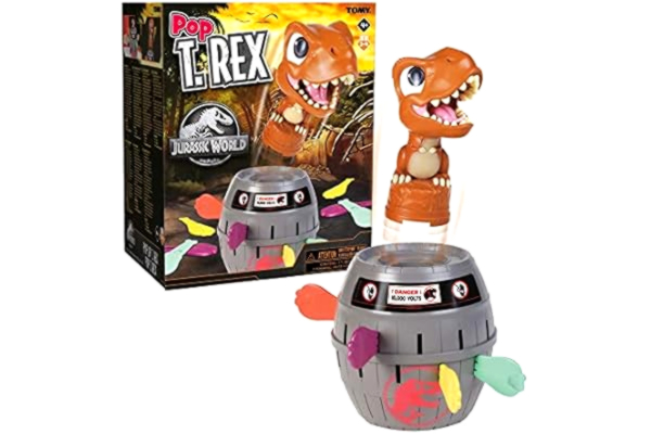 TOMY  Pop T.Rex T73290 Brädspel, Flerfärgad, Flera delar