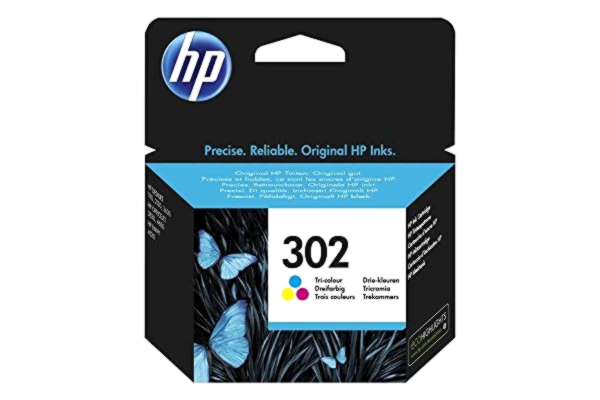 HP  F6U65AE 302 Original Bläckpatron, Flerfärgad