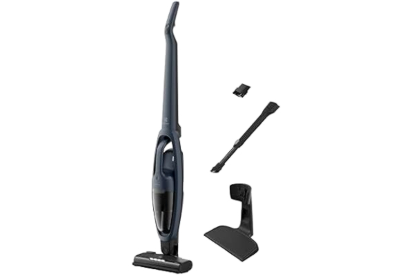 Electrolux  Skaftdammsugare Clean 500 ES52CB21DB, Frihet utan sladd, 2-1 enhet, Ergonomisk design, LED-lampor i munstycket, 58% Återvunnen plast, Lättanvänd och effektiv, 50 min driftstid, Denim Blue