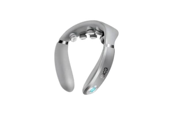 SKG  G7-Pro nackmassageapparat – med 3 nivåer värmefunktion, muskelterapi för att minska stress för nacke och axel med 9D-teknik, grå