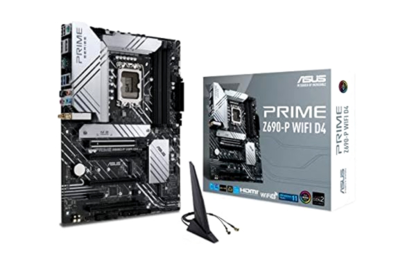 Asus ASUS PRIME Z690-P WIFI D4 Hovedkort - Intel Z690 - Intel LGA1700 socket - DDR4 RAM - ATX