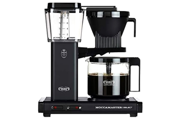 Moccamaster  KBG Select, Cafetiere, Cafetiere Filtre, Noirt Mat, 1.25 Litre