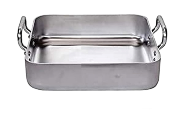 de Buyer Aluminium braadpan Grootte: 7,5 cm H x 25 cm B x 41 cm D