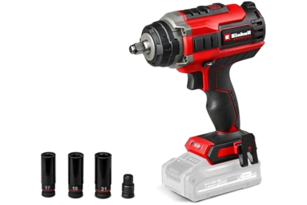 Einhell Professional Sladdlösa mutterdragaren IMPAXXO 18/450 Power X-Change (litiumjon, 18 V, 450 Nm, treväxlad växellåda, borstlös motor, leverans utan batteri och laddare)