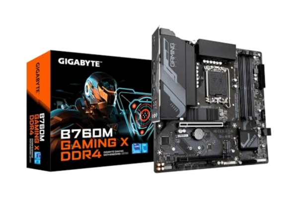 Gigabyte  B760M GAMING X DDR4 - 1.0 - bundkort - micro ATX - LGA1700 sokkel - B760 Chipset - USB 3.2 Gen 1, USB-C 3.2 Gen2 - 2.5 Gigabit LAN - onboard grafik (CPU påkrævet) - HD Audio (8-kanaler)