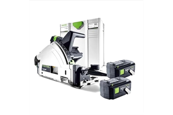 Festool  TSC 55 Li REB-Basic Accu-invalzaag, 36 V (2 x 18 V) 160 mm borstelloze + 2 x accu 5,2 Ah + systainer - zonder oplader