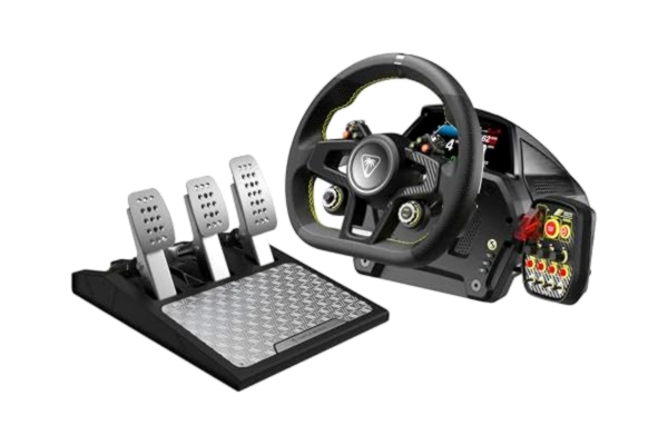Turtle Beach  VelocityOne Race Rattsystem och Pedaler med Force Feedback, magnetiska spakbyten och halleffektsensorer för Xbox Series X|S|One & Window 10|11 [Officiell Xbox License]