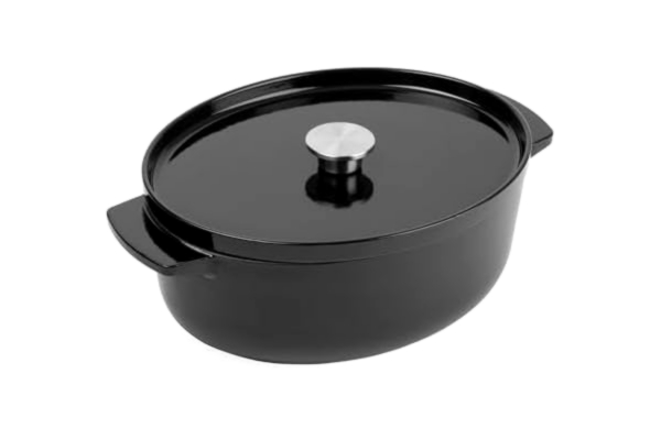 KitchenAid  Støpejernsgryte oval 30 cm/5,6 liter, onyx black