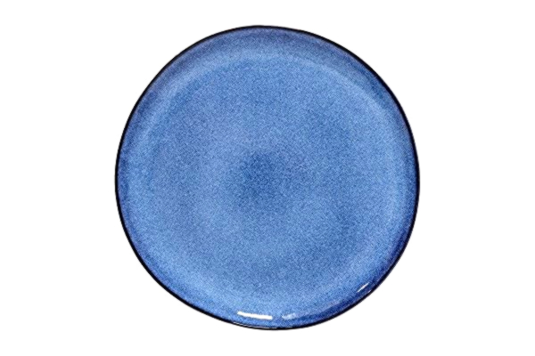 Bloomingville  Tallrik Sandrine, blå, keramik
