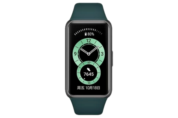 Huawei Do Huawei Band 6 Smart Band Tracker tętna BT 5.0 monitorowanie snu wodoodporny tracker fitness dla mężczyzn kobiet (zielony)