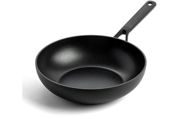 KitchenAid  wokpanna med handtag, non-stick keramisk köksredskap, alla hällar + induktion, ugn- och diskmaskinsäker - Ø 30cm