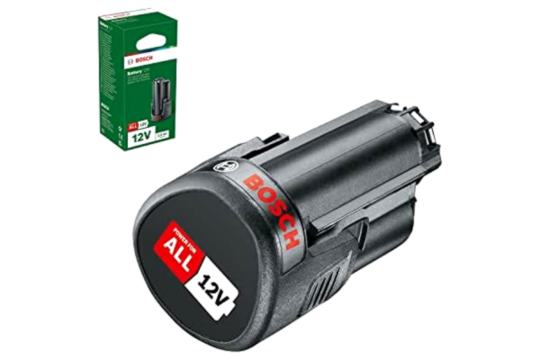 Bosch  Ersättningsbatteri 12V (1 x 2.0 Ah-batteri, 12 Volt System, i kartong)