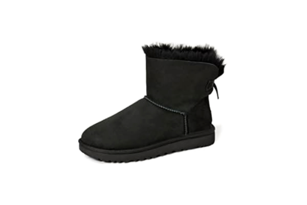 UGG Australia Ugg Kobiety MINI BAILEY BOW II, Buty, Czarne, 39 EU