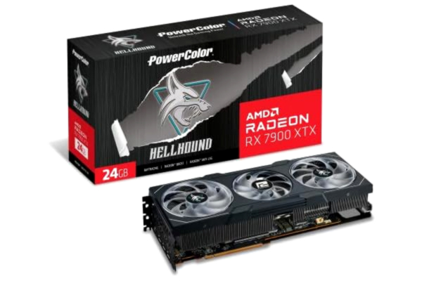 PowerColor  Radeon RX 7900 XTX Hellhound OC - 24GB GDDR6 RAM - Näytönohjaimet *DEMO*