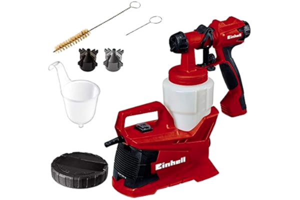 Einhell  TC-SY 600 S – Electric paint gun kit with accessories (power 600 W, 1000 ml / min, tank 800 ml.