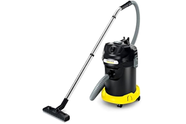 Kärcher  AD 4 Premium asksugare och torrdammsugare (med filterrengöring, 17-liters metallbehållare, rengöring utan kontakt med smuts)