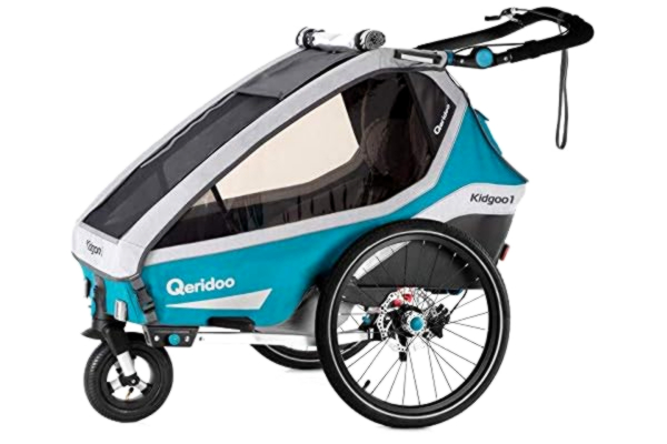 Qeridoo  Kidgoo 1 2018 Remorque pour enfant, couleur:petrol