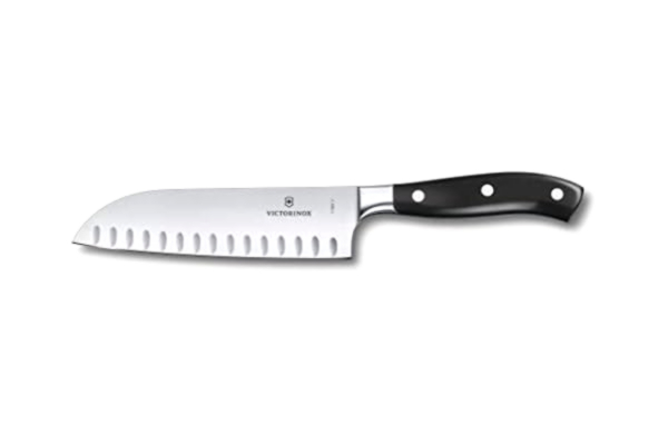 Victorinox  Grand MÃ¢itre Santokukniv Olivenslipt 17 cm Svart