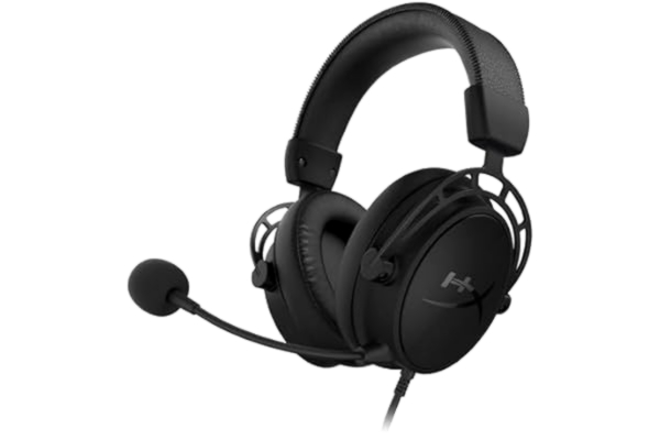 HyperX  Cloud Alpha S Gaming Headset för PC och PS4, 7.1 Surround Sound, Justerbar bas, Dual Room Drivers, Chat Mixer, Bakgrundsbrusreducerande mikrofon, Svart