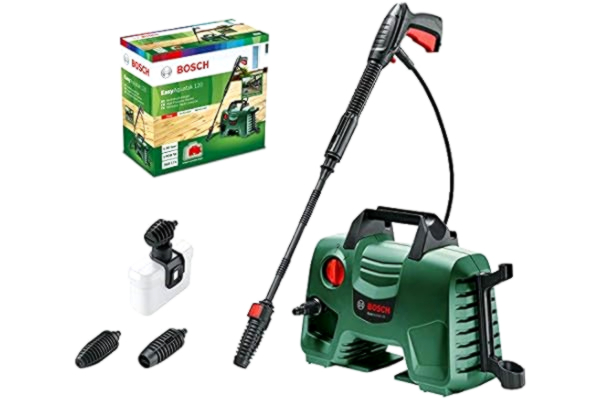 Bosch  högtryckstvätt EasyAquatak 120 (3 x munstycken, högtryckspistol, transparent vattenfilter, 5 m kabel, 5 m slang, kartong, 1 500 watt, tryck: 120 bar, max. flöde: 350 l/h)