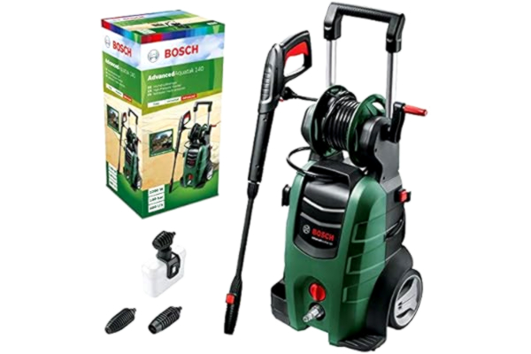 Bosch  AdvancedAquatak 140 pressure washer Upright Electric Black Green 450 l/h 2100 W AdvancedAquatak 140 Upright Electric 8 m High-pressure 5 m Black Green