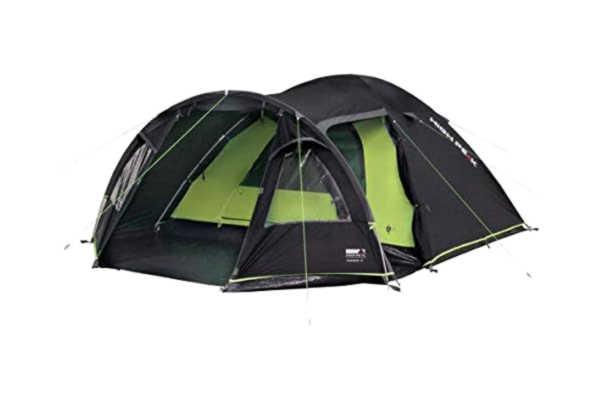 High Peak  Mesos 4, Kuppeltelt, 4 person(er), Ventilation, Grøn, Grå