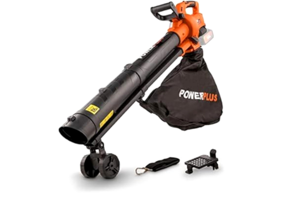 POWERplus Powerplus Dual Power sladdlös lövblåsare POWDPG75270-40 V sladdlös lövblåsare, 3-i-1: hackning, blåsor och sugning, 210 km/h maximal lufthastighet, utan batteri och laddare