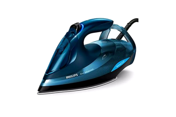 Philips  Azur Advanced Steam Iron with OptimalTEMP, 240g steam boost, 3000W and  smart Quick Calc Release -  GC4938/20
