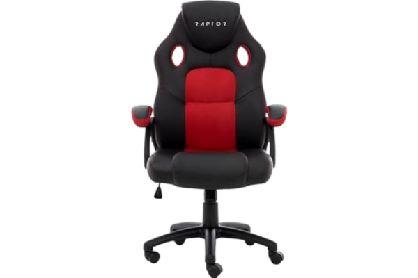 Raptor -Gaming GS-40 Gamingstol, svart/röd