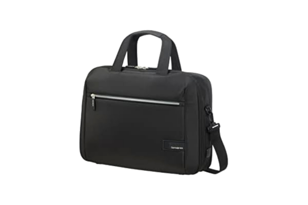 Samsonite  Litepoint - Expanderbar bärbarväska 15,6 tum, 40,5 cm, 17,5/22 L, svart (svart)