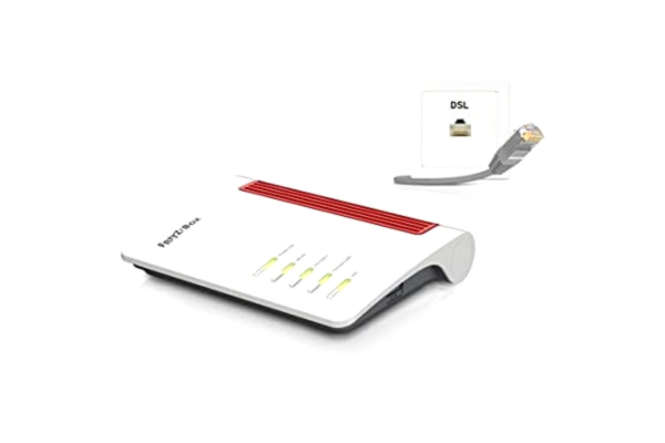 AVM  20002839 Router Sieci Bezprzewodowej, 866 MBit/s (5GHz) i 400 Mbit/s (2,4 GHz), Wielokolorowy