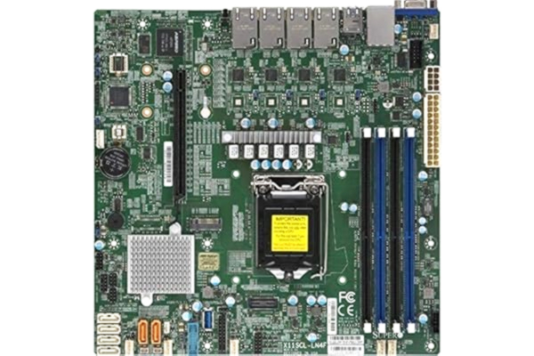 Supermicro Płyta główna Supermicro MBD-X11SCL-LN4F-O E-2100 LGA1151 C242 128 GB DDR4 PCI Express microATX detaliczny