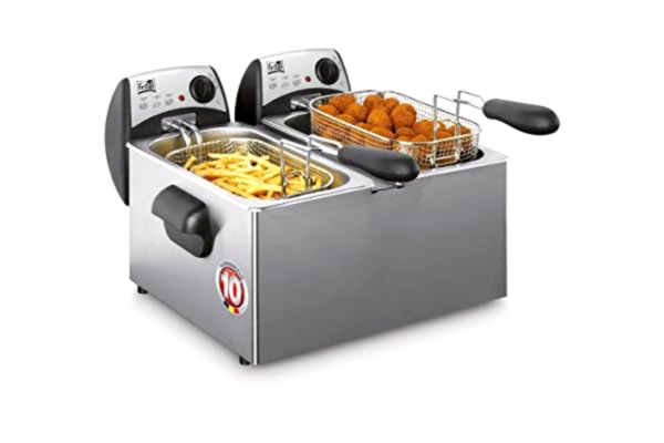 Fritel FRITEL Starter FR 1355 Duo - Fritureapparat - 6 liter - 4.4 kW - grå