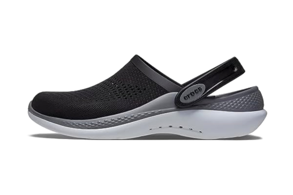 Crocs  LiteRide 360 Clog unisex - vuxen Träskor, Svart/skiffergrå, 36/37 EU