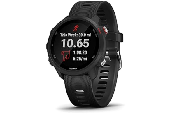 Garmin  Forerunner 245, GPS Running Smartwatch with Advanced Dynamics, Slate Gray