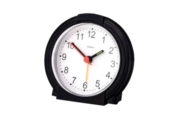 Hama  Classic Svart, Vit Rund - Bordsur (1 styck, 125 mm, 65 mm, 170 mm, 272 g, Analog)