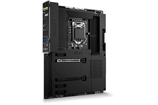 NZXT  N7 Z590 - N7-Z59XT-B1 - Intel Z590 chipset (Supports 11th Gen CPUs) - ATX Gaming Motherboard - Integrated I/O Shield - WiFi 6E connectivity - Bluetooth V5.2 - Black