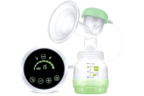 Mam MAM BPE0001 Bröstpumpar, Genomskinlig, Grön, 1 st