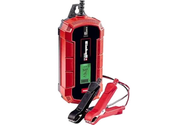 Einhell  Batteriladdare CE-BC 4 M (intelligent batteriladdare med mikroprocessorstyrning för en mängd olika batterityper, inklusive bilar/motorcyklar, max. 4 ampere laddningsström)
