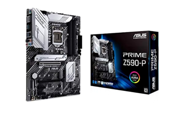 Asus ASUS Prime Z590-P Gaming Mainboard Sockel Intel LGA 1200 (Intel Z590, ATX, PCIe 4.0, 3x M.2, USB 3.2 Gen 2x2, Thunderbolt 4), MB ASUS Prime Z590-P