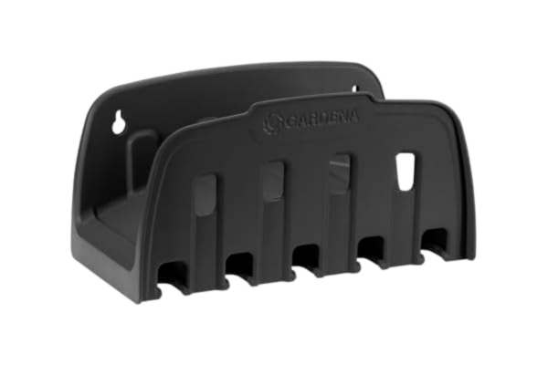 Gardena  vägghållare för slang: Hållare för trädgårdsslang och Original Gardena System-delar, för enkel bevattning av trädgården (00241-20)