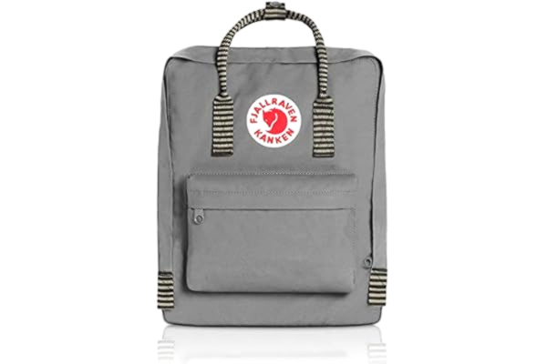 Fjällräven  Kånken Sac à dos Mixte Adulte, Gris (Fog-Striped), 27x38x13 cm