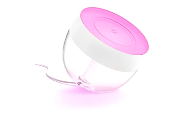 Philips  Hue Iris svart: bordslampa LED modul, Philips Hue White and Color, Zigbee & Bluetooth, dimbar, 16 miljoner färger, djupdimningsfunktion, kontrollerbar via app, kompatibel med Amazon Alexa