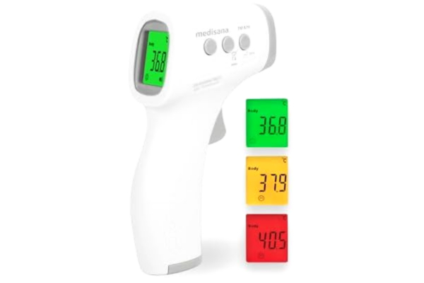 Medisana medisana TM A79 kontaktlös infraröd termometer, klinisk termometer, kontaktlös panntermometer för vuxna, barn och spädbarn